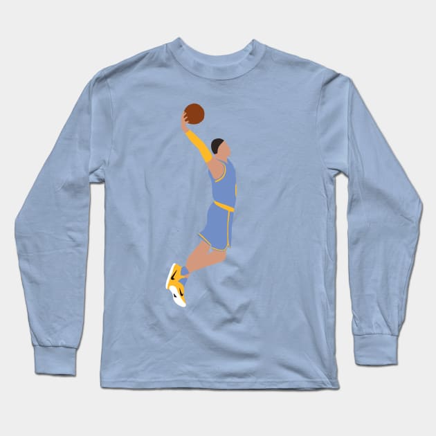 Kyle Kuzma Dunk Long Sleeve T-Shirt by xRatTrapTeesx